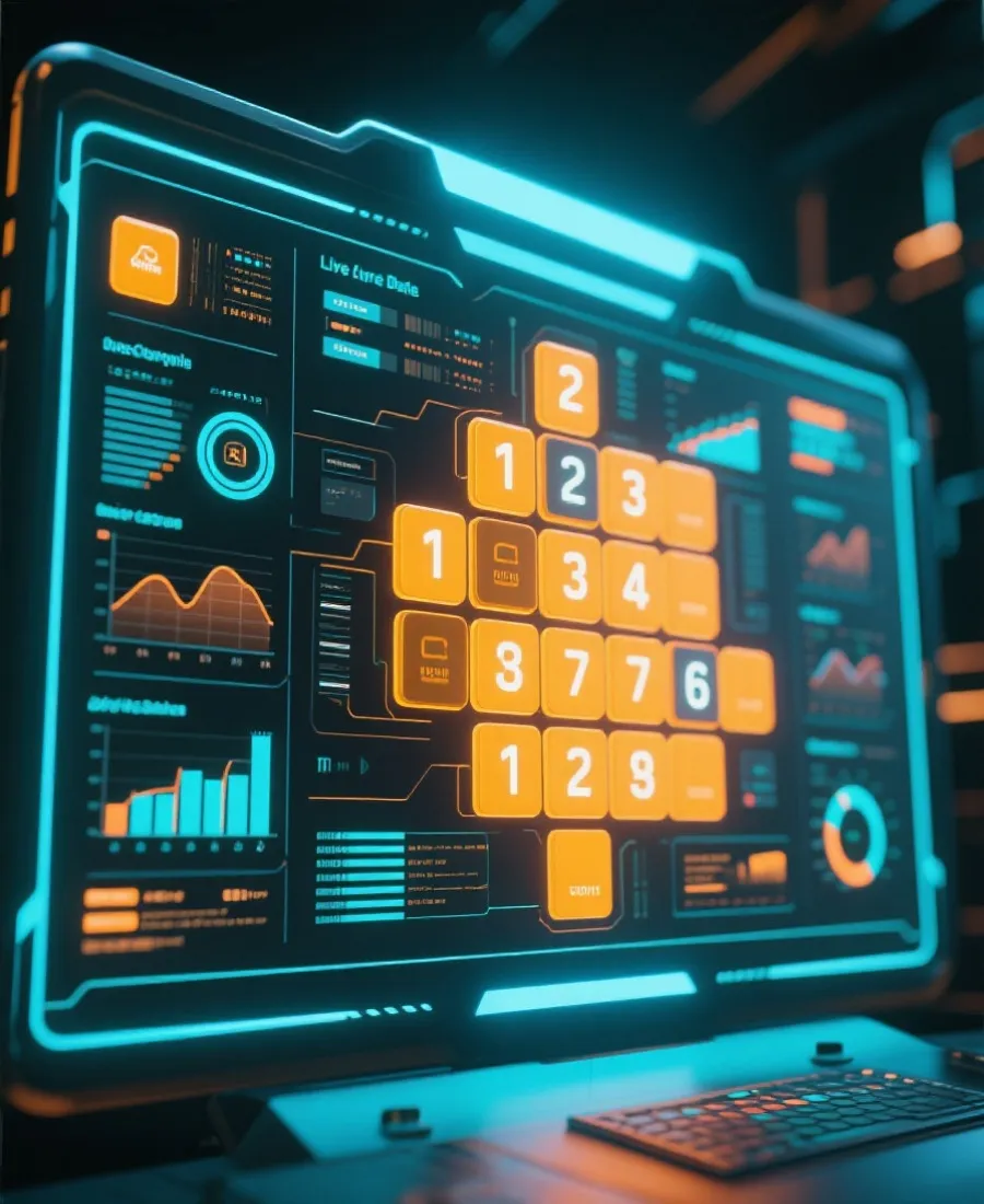 极速快乐8开奖直播数据看板示意图