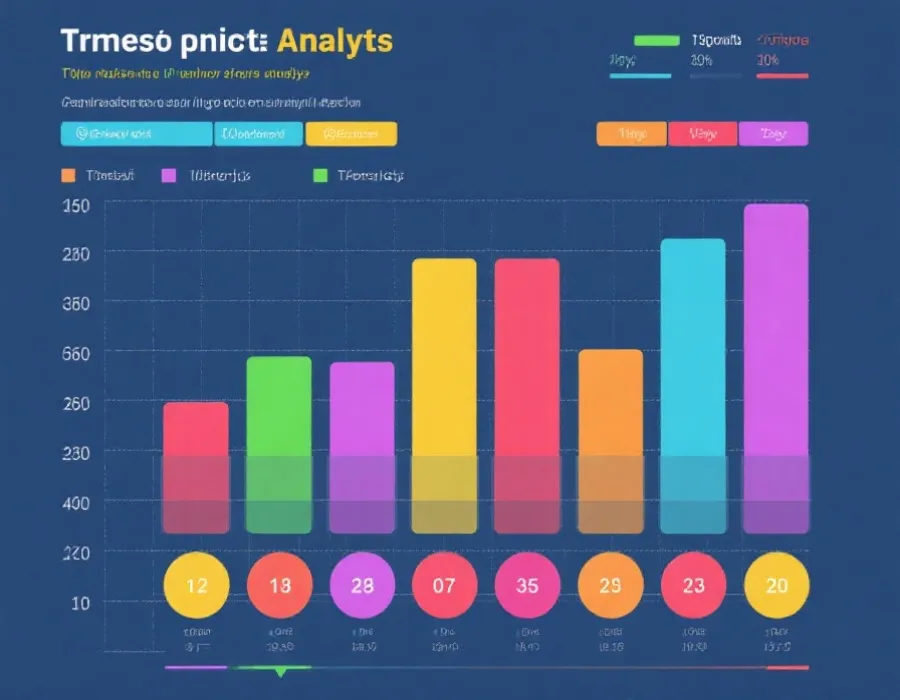 极速快乐8冷热号与数据统计可视化示意